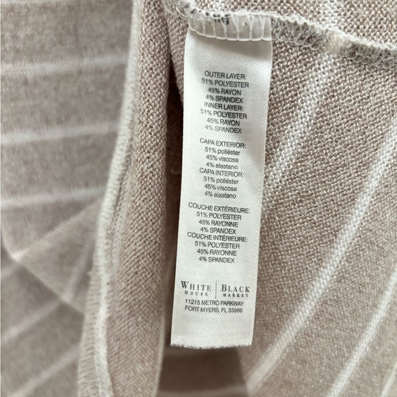 WHBM 2 Piece Double Layer Knit Top - Picture 10 of 12